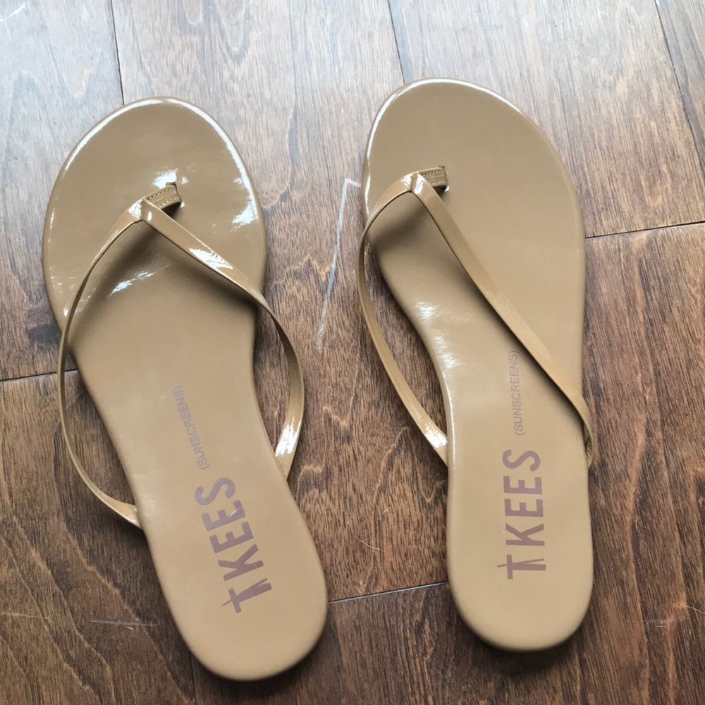 TKEES flip flops brand new